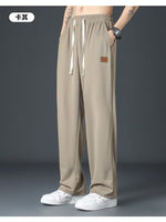 Mens Loose breathable ice silk trouser